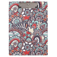 Motif floral de griffonnage de Paisley