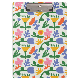 Porte-bloc Motif floral de printemps amusant