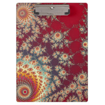 Motif floral en spirale