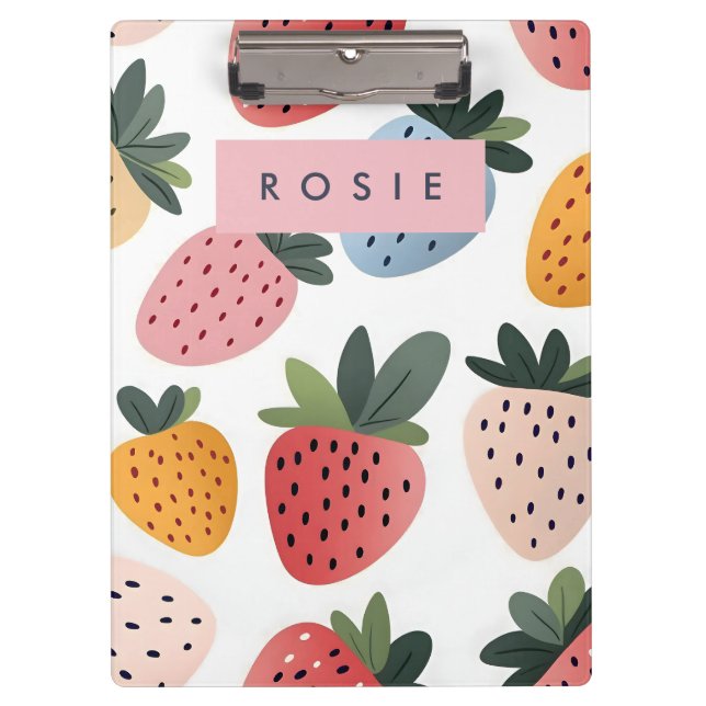 Porte-bloc Motif Fruit Fruit Cute personnalisé (Devant)