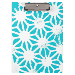 Porte-bloc Motif géométrique Aqua