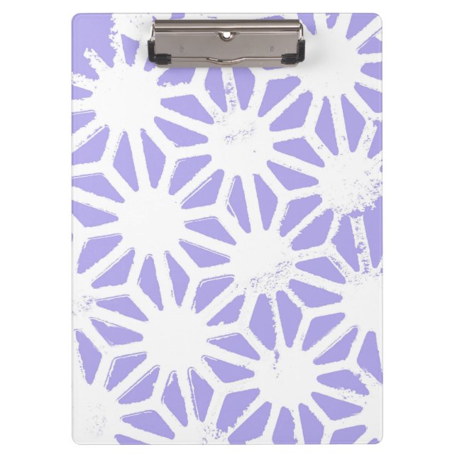 Porte-bloc Motif géométrique Lavender (Devant)
