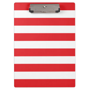Porte-bloc Motif Gras rouge et blanc moderne