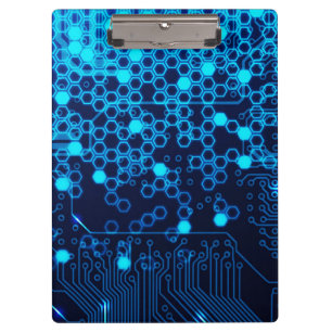 Porte-bloc Motif hexagonal de carte de circuit électronique b