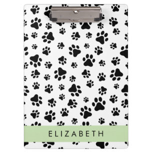 Porte-bloc Motif mâle, Patrouilles de chien, Noir et Blanc, V