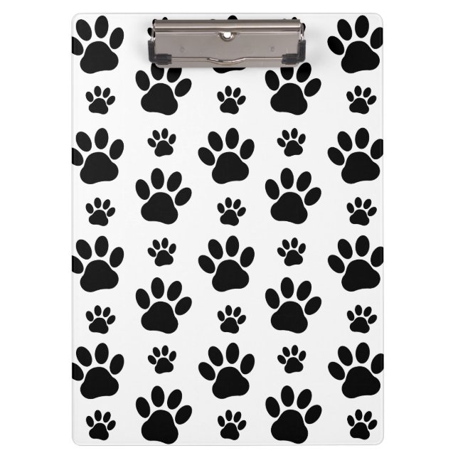 Porte-bloc Motif mâle, pattes de chien, Empreintes de pattes, (Devant)