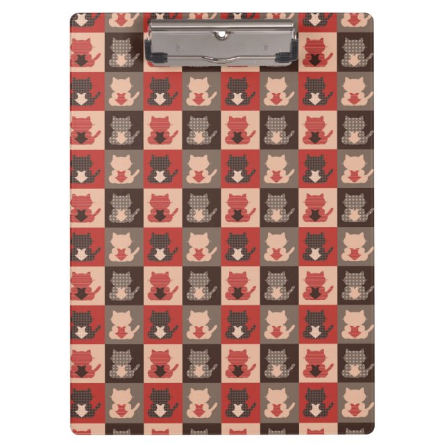 Porte-bloc Motif mignon de chat (Devant)