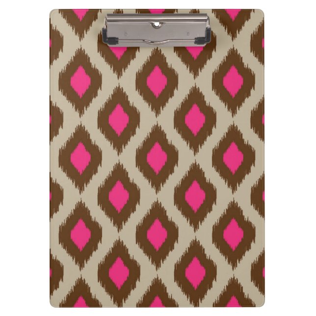 Porte-bloc Motif moderne d'ikat (Devant)