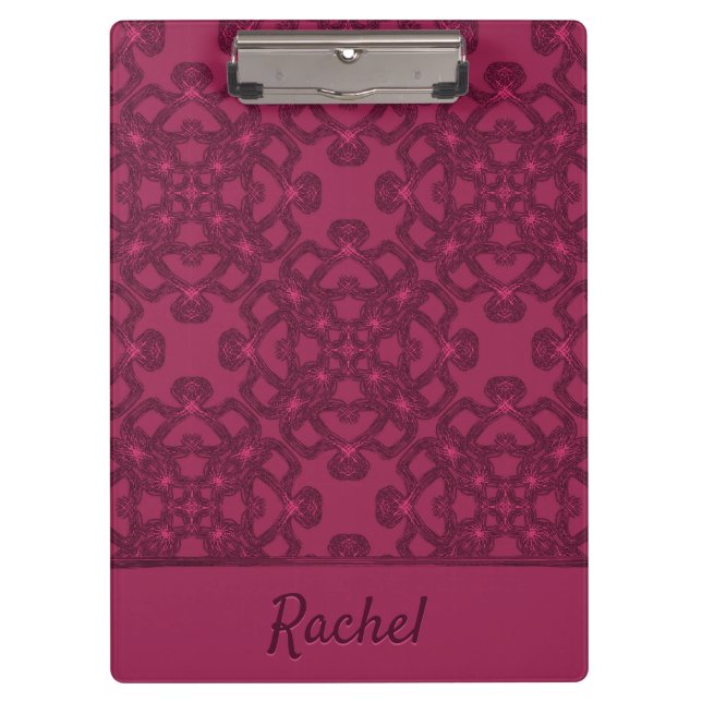 Porte-bloc Motif Mulberry personnalisé (Devant)