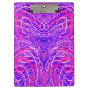 Porte-bloc Motif psychédélique violet