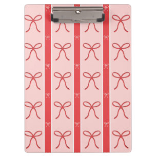Porte-bloc Motif rayé de ruban rose mignon