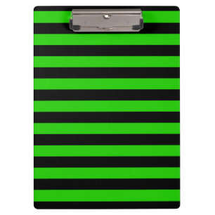 Porte-bloc Motif rayé vert et noir gras