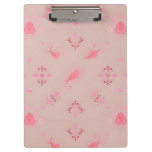 Porte-bloc Motif rose Paisley