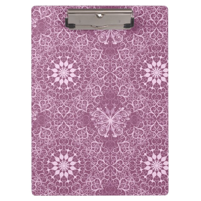 Porte-bloc Motif rose vintage (Devant)