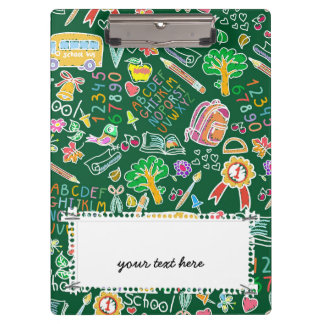 Porte-bloc Motif scolaire