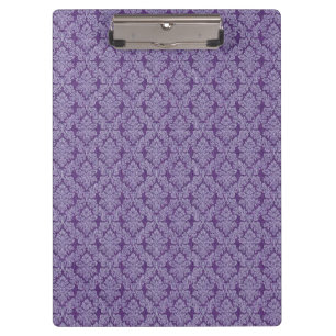 Porte-bloc Motif textile vintage pourpre damassé ornement 