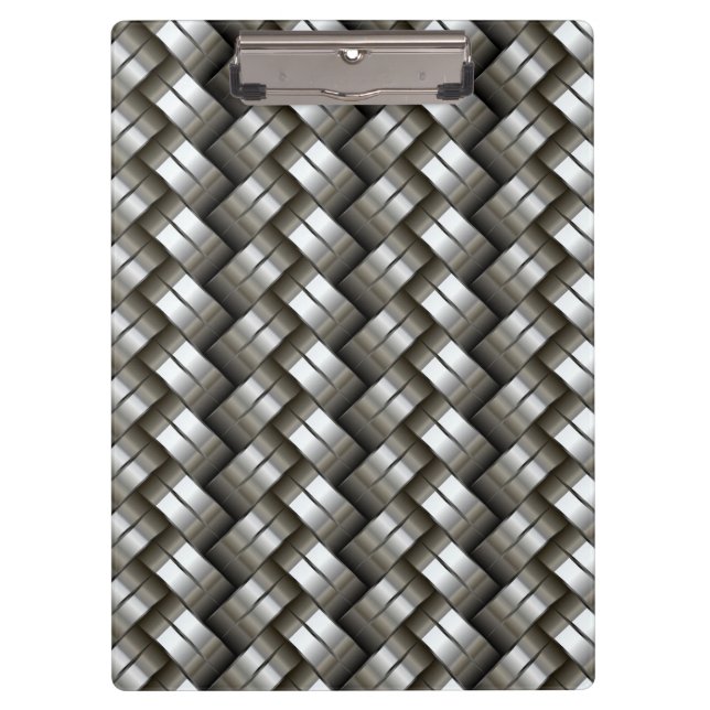 Porte-bloc Motif tissé en métal (Devant)