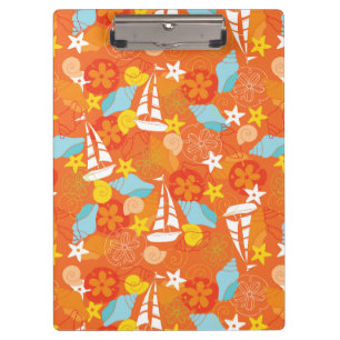 Porte-bloc Motif tropical de voilier