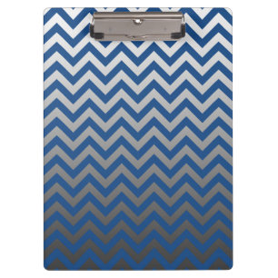 Porte-bloc Motif ZIGZAG - dégradés gris + votre dossier.