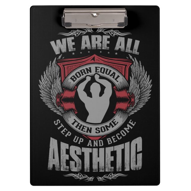 Porte-bloc Motivation Physique - Esthétique - Pas à pas - Zyz (Devant)