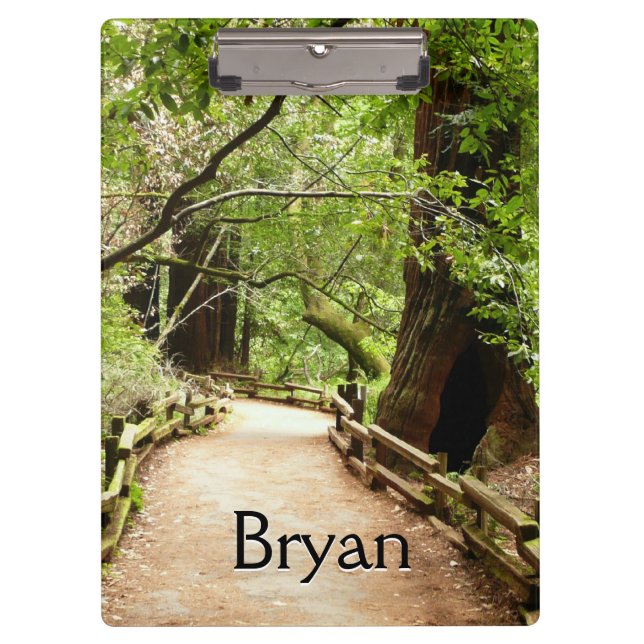 Porte-bloc Muir Woods Path II Nature Photography (Devant)