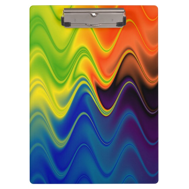 Porte-bloc Multicolor Abstrait (Devant)