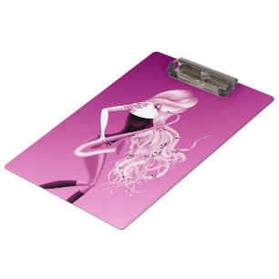 Porte-bloc Musicienne Saxophoniste Lady Rose