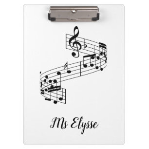 Porte-bloc Musique Enseignant Porte - bloc Notes musicales av