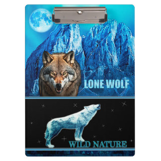 Porte-bloc NATURE SAUVAGE. Collection de conception LONE WOLF