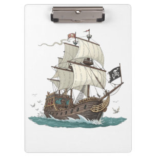 Porte-bloc Navire Pirate