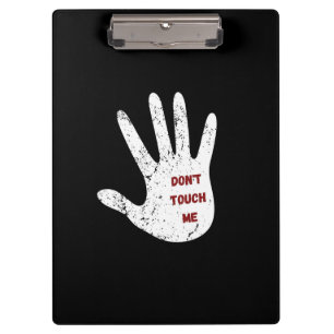 Porte-bloc Ne me touchez pas Accessoire de bureau d'attitud