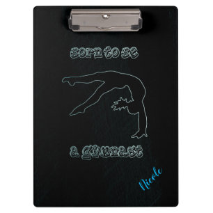 Porte-bloc Né pour être un Porte - bloc de croquis de gymnast