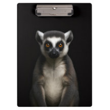Porte-bloc noir 4 Luxe, Lémurien doux