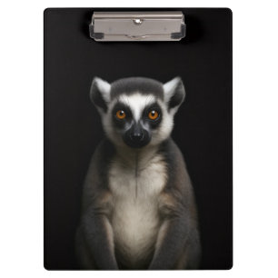 Porte-bloc noir 4 Luxe, Lémurien doux