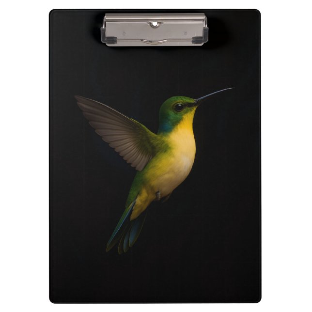 Porte-bloc noir 4 Luxe, Oiseau en vol (Devant)
