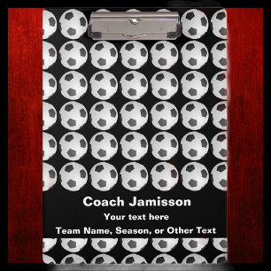 Porte-bloc Noir avec Motif de balle de football pour entraîne