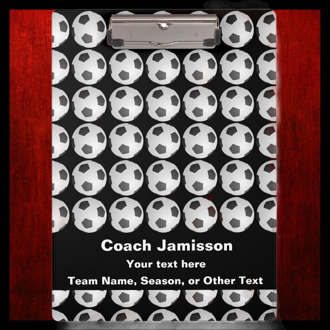 Porte-bloc Noir avec Motif de balle de football pour entraîne (Créateur téléchargé)