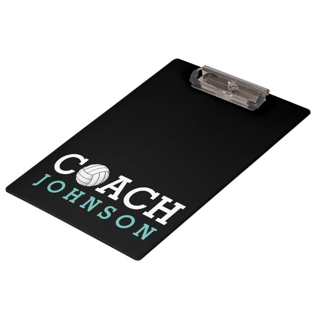 Porte-bloc Nom de coutume d'entraîneur de volleyball (Incliné)