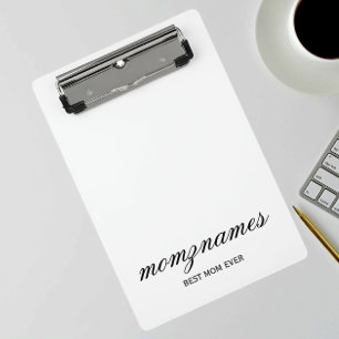 Porte-bloc Nom de la calligraphie personnalisée de la meilleu