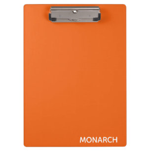 Porte-bloc nom de la couleur orange du papillon monarque