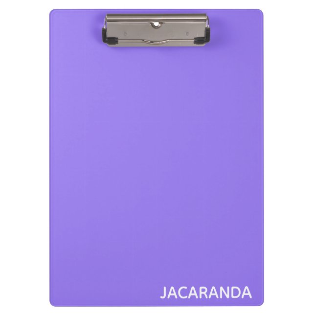 Porte-bloc Nom de la couleur violette de Jacaranda (Devant)