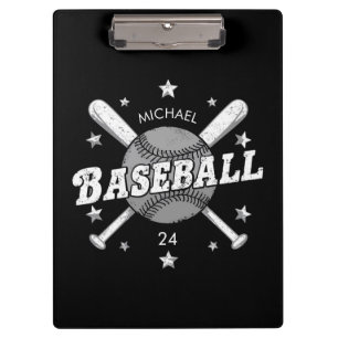 Porte-bloc Nom et numéro de baseball personnalisé tendance
