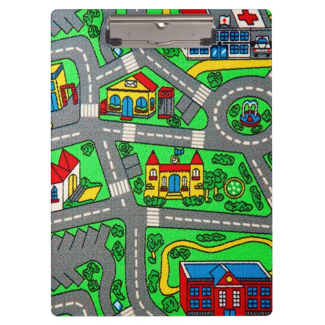 Porte-bloc nostalgie des années 90, Moquette de piste Voiture (Devant)