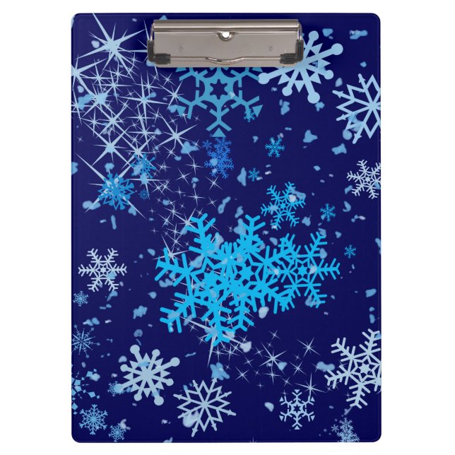 Porte-bloc Nuit de Noël neige (Devant)