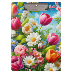Porte-bloc OEuvre florale/printanière