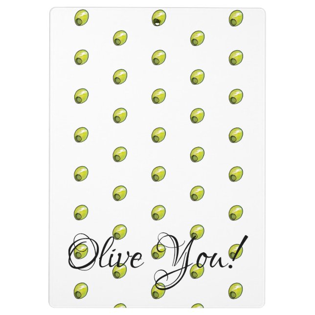 Porte-bloc Olive (Dos)