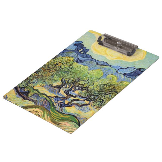 Porte-bloc Oliviers aux Alpilles par Vincent van Gogh (Incliné)