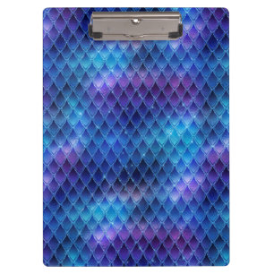 Porte-bloc Ombre bleu chatoyant et Parties scintillant Dragon
