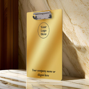 Porte-bloc Or de luxe métallique