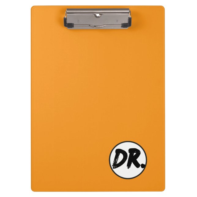 Porte-bloc Orange DR. Logo Phone case (Devant)